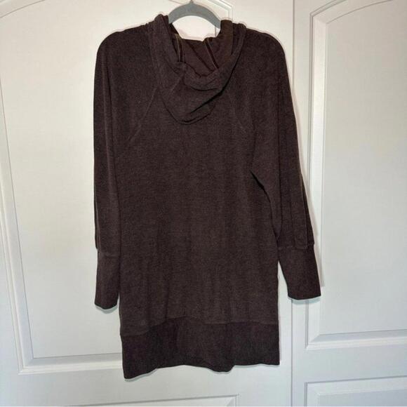 WALTER BAKER Maisie mélange fleece‎ hooded mini dress Size: Medium - Picture 5 of 5